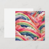 carte arc-en-ciel (Devant / Derrière)