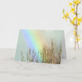 Carte Arc en ciel (Fleur jaune)