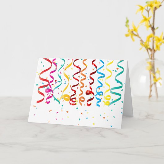 Carte Arc-en-ciel (Fleur jaune)