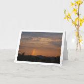 Carte Arc-en-ciel dans le ciel espagnol (Fleur jaune)