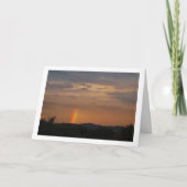 Carte Arc en ciel dans le ciel espagnol (Devant)