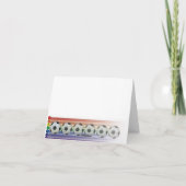 Carte arc-en-ciel de football (Dos)