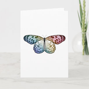 Carte Arc-en-ciel de papillon