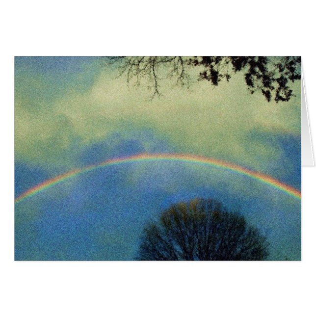 carte arc-en-ciel de style supérieur (Devant horizontal)