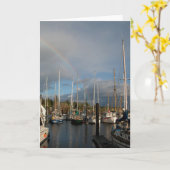 Carte Arc-en-ciel marin (Fleur jaune)