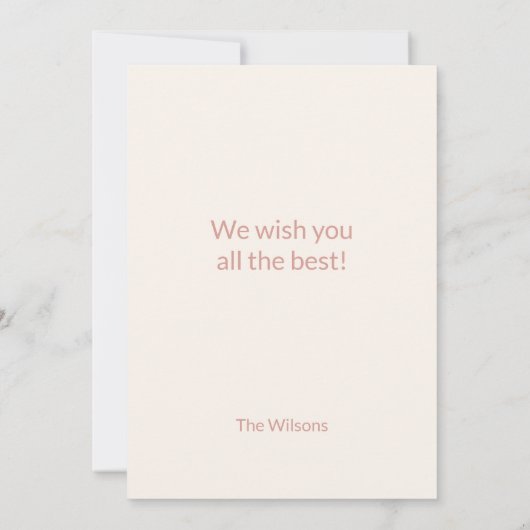 Carte Arc-en-ciel mignon avec éclaboussure des lacs Aqua (Dos)