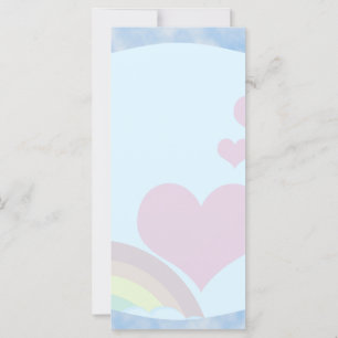 Carte Arc en ciel nuageux