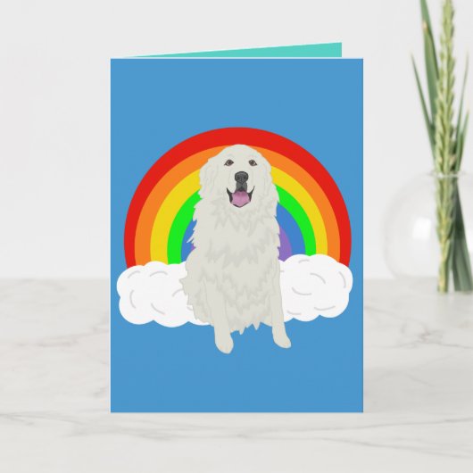 Carte arc-en-ciel personnalisable Blank Great Pyre (Devant)