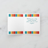 Carte arc-en-ciel rayé multicolore (Intérieur)