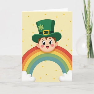 Carte Arc-en-Ciel Sourire Lucky Boy