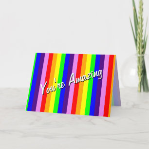Carte Arc-en-ciel Vous êtes Merci Extraordinaire telleme