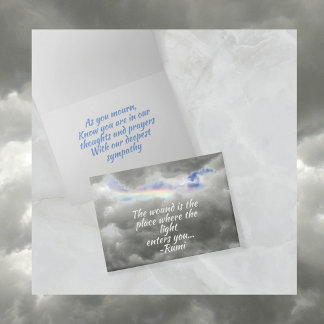 Carte Arc-en-ciel vu par Storm Nuages Sympathie