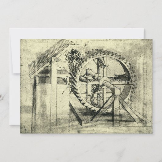 Carte Arc-en-tête propulsé de Léonard de Vinci (Devant)