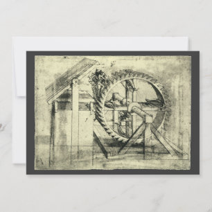 Carte Arc-en-tête propulsé de Léonard de Vinci