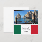 Carte Arc Pélican, Cabo San Lucas (Devant / Derrière)