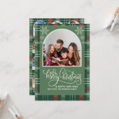 Carte Arc Quelle année d'examen a plaid Joyeux Noël (Devant/Arrière en situation)