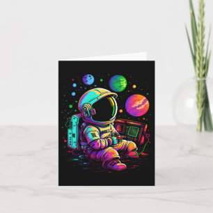 Carte Arcade Planètes Astronaute du jeu Universe