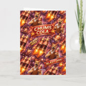 Carte Arcadia chum cola fusée lancement sci-fi anniversa (Dos)