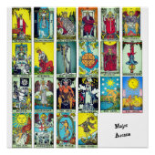 Carte Arcana Majeure Poster du Tarot (Devant)