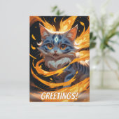 Carte Arcane Ember : Le Kitten Flamebound Familier (Debout devant)