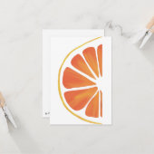Carte Arceau de pamplemousse d'agrumes (Devant/Arrière en situation)