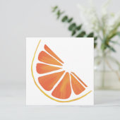Carte Arceau de pamplemousse d'agrumes (Debout devant)