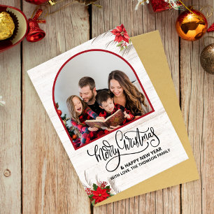 Carte Arch Quelle année en revue Photos Joyeux Noël