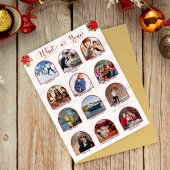 Carte Arch Quelle année en revue Photos Joyeux Noël