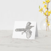 Carte Archaeopteryx (Fleur jaune)