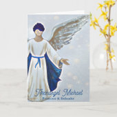 Carte Archange Michael Protection Force Salutation (Fleur jaune)