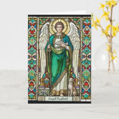 Carte Archangel Raphael - Angel Raphael (Fleur jaune)