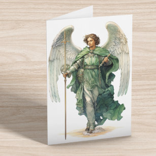 Carte Archangel Raphael guérison Angel Saint Travel