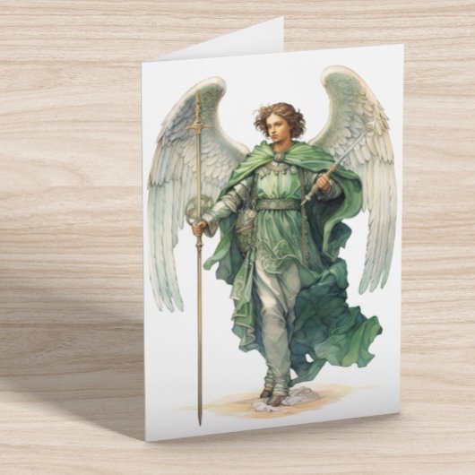 Carte Archangel Raphael guérison Angel Saint Travel