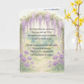 Carte Arche de la Wisteria du 75e anniversaire dans un j (Fleur jaune)