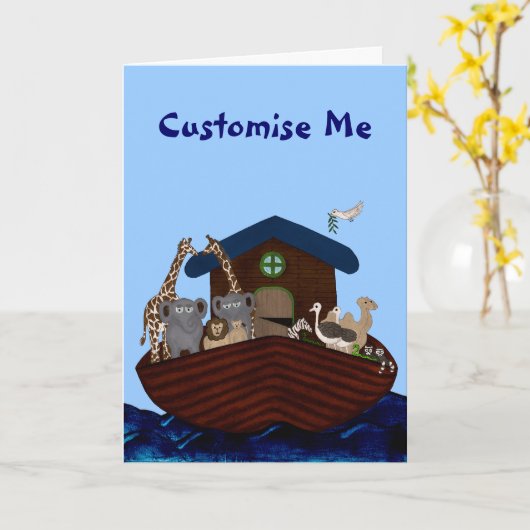 Carte Arche de Noé (Fleur jaune)