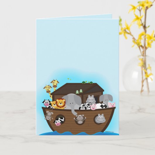 Carte Arche de Noé (Fleur jaune)