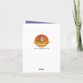 Carte Arche de Noé pleine de lapins (Dos)