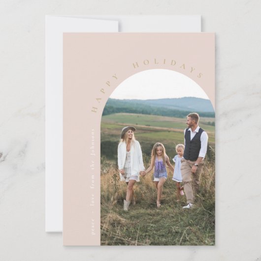 Carte Arche de vacances (Devant)