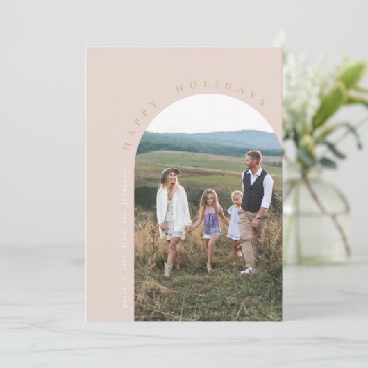 Carte Arche de vacances (Debout devant)