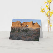 Carte Arche du tunnel le matin (Fleur jaune)