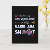 Carte Archery (Fleur jaune)