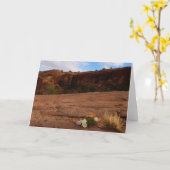 Carte Arches Slickrock et soir Primrose Paysage (Fleur jaune)