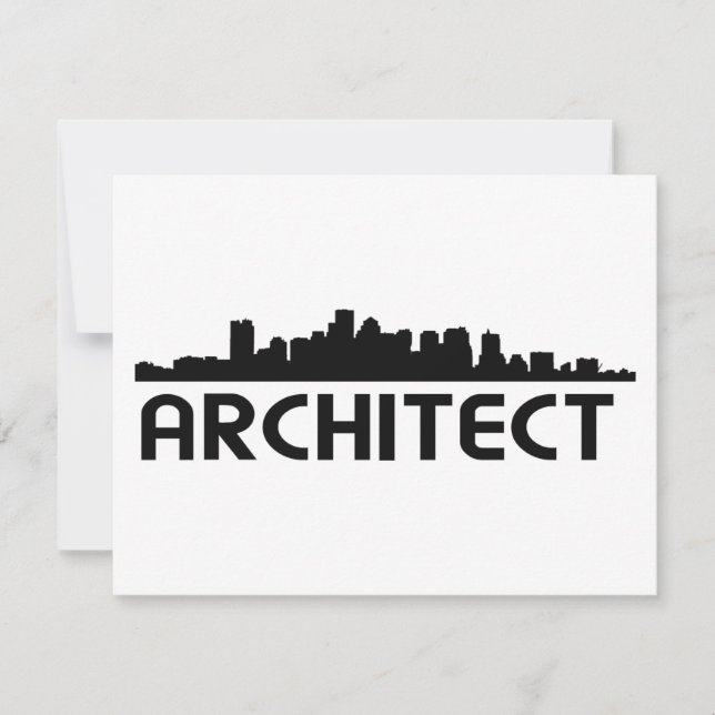 Carte Architect Skyline design ! (Devant)