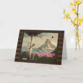 Carte Architecte de votre destination Collage surréalist (Fleur jaune)