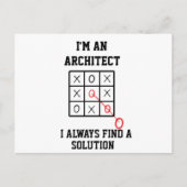 Carte architecte je trouve toujours une solution (Devant)