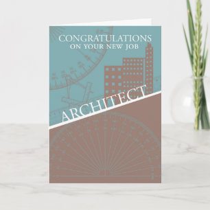 Carte Architecte - Nouveau Travail - Architecte Outils, 