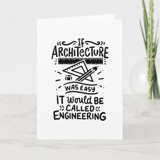 Carte Architecture (Devant)