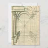 Carte Architecture Ancienne, Arches Colonnes Perspective (Devant)