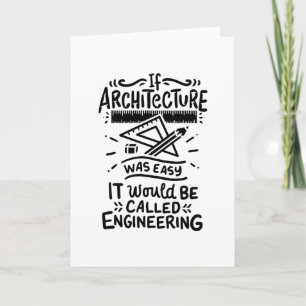 Carte Architecture architecturale
