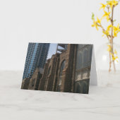 Carte Architecture contrastante (Fleur jaune)